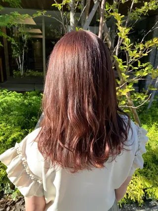 ミディアム カラー 💖クボ モモ💖のヘアスタイル