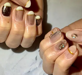 ネイル Lino+ ネイル&よもぎ蒸しのネイルデザイン