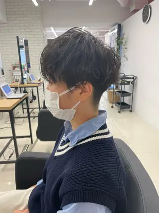 ショート カラー パーマ ヘアアレンジ メンズ 🔥メンズ特化🔥 木村 祐太のヘアスタイル