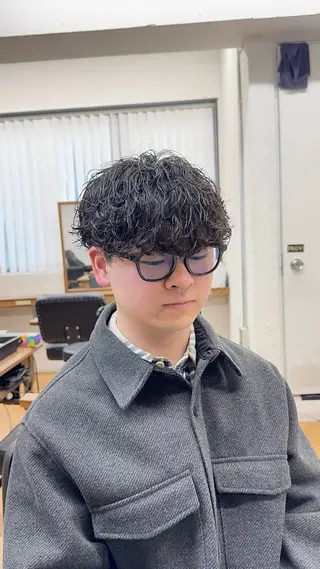 パーマ メンズ 立川メンズ特化/ パーマ職人/氣田瞬介のヘアスタイル