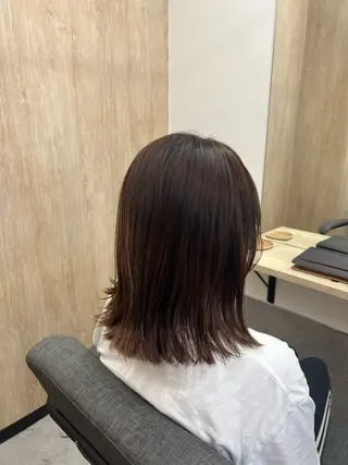 セミロング TELA HAIR 店長 塩田のヘアスタイル