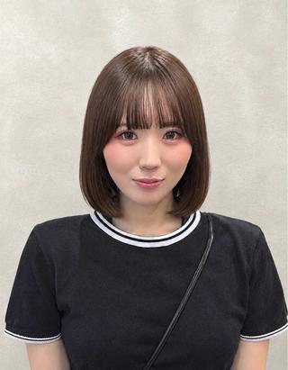 ショート カラー 🤍艶モテカラー♡ ブラウン🤍Rimiのヘアスタイル
