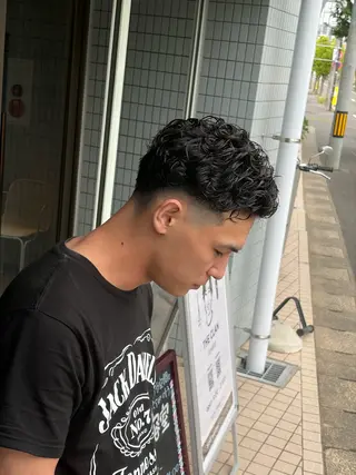 ショート パーマ メンズ 高橋 怜玖/仙台/長町のヘアスタイル