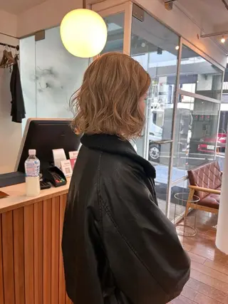カラー かがやしづ ⭐️ベージュのヘアスタイル