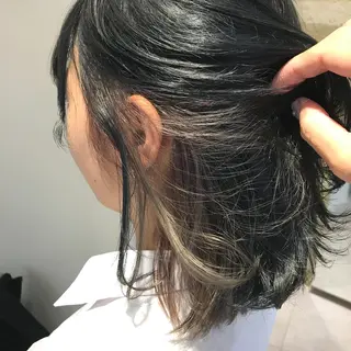 ミディアム 👑満足度1000% 重村　春奈👑のヘアスタイル