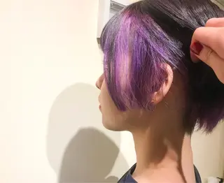 ショート カラー 🌈🌸あおき みちる🌟💗のヘアスタイル