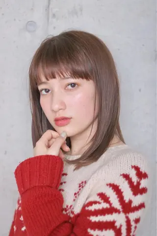 ミディアム カラー 鈴木 孝治のヘアスタイル