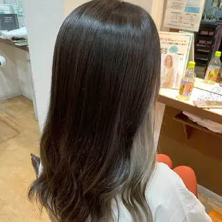 カラー ロング 縮毛矯正/ワンカラー モデル募集🫧田村のヘアスタイル