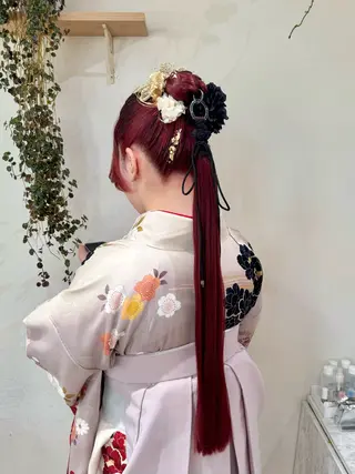 ロング ヘアアレンジ 𝙎𝙚𝙞𝙧𝙖 ☆カット/パーマのヘアスタイル