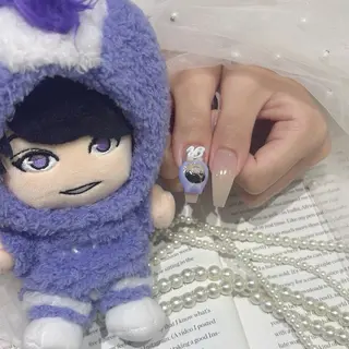 ネイル yuma🧸♡ 韓国ワンホンネイルのネイルデザイン