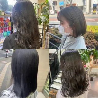 ロング カラー ヘアアレンジ TSUNA 🌙 Lim 五反田のマツエク・マツパデザイン