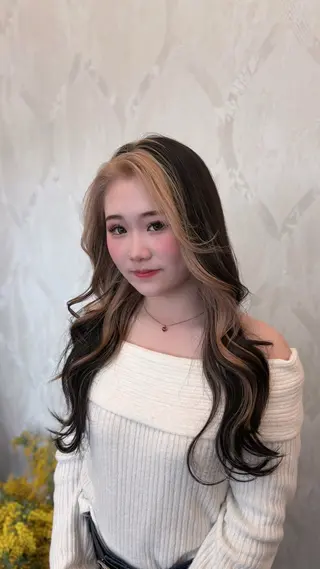 ロング カラー カットモデル✂️ ゆうかのヘアスタイル