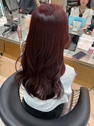 セミロング カラー ✨レイヤー/韓国 /✨ヘア山下 遥のヘアスタイル