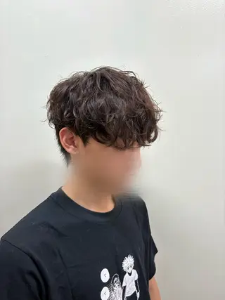 ショート パーマ 本場韓国ヘア/韓国風 メンズヘア　須田龍世のヘアスタイル