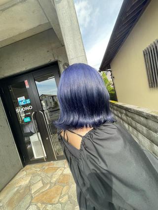 カラー デザインカラー／ 梶本 乃梨叶のヘアスタイル