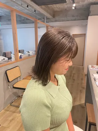 カラー まとい︎︎ ︎︎のヘアスタイル