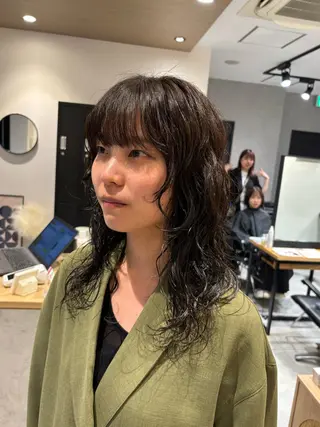 セミロング レイヤー/ボブパーマ ⭐️NAOKIのヘアスタイル