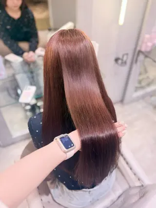 ロング カラー 🩰淡色ガーリー |甘めカラー♡ARIのヘアスタイル