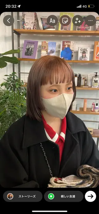 ショート 平野 叶花のヘアスタイル