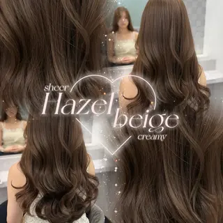 カラー 🤍名駅/Wカラー/ 透明感/ベージュ🤍のヘアスタイル