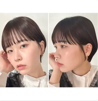 ショート 骨格補正ショート FILMSりくのヘアスタイル