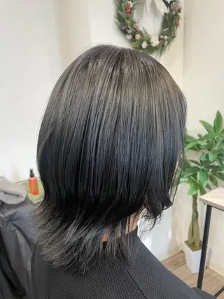 ミディアム カラー 🦋春山 さとみ🦋のヘアスタイル