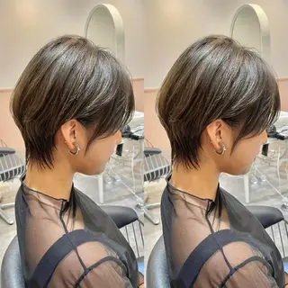 ショート 【ショートヘア】 岡 那輝のヘアスタイル