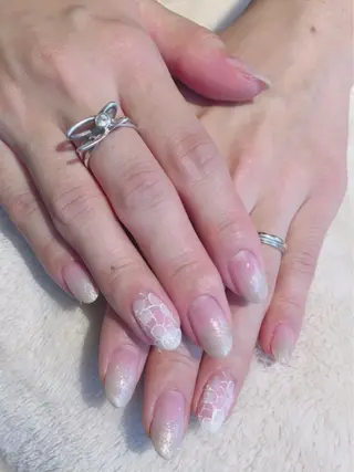 ネイル ビジューバイアクイユ ネイルズ 東中野店のネイルデザイン