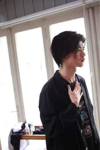 ショート パーマ メンズ 大西 カズマのヘアスタイル