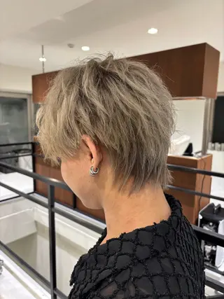 ショート カラー メンズ 透明感カラー/艶美髪 /似合わせのヘアスタイル