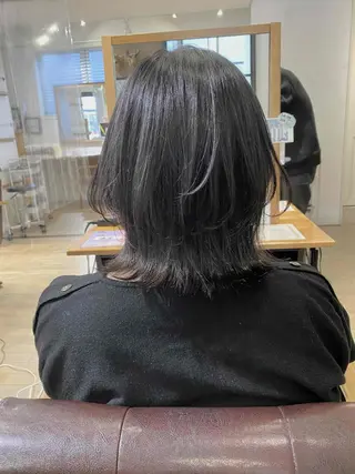 カラー ミディアム 前田 裕介のヘアスタイル