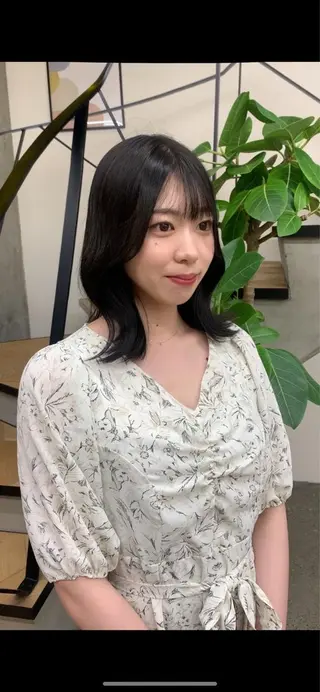 ミディアム 韓国トレンド💓 阿部あんじゅのヘアスタイル