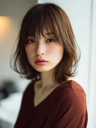 ミディアム 艶髪診断で絶対綺麗✨ お悩み解決✨京谷宥✨のヘアスタイル