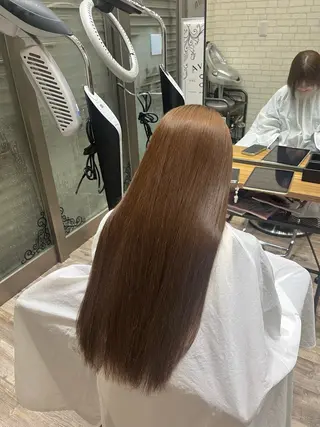 ロング カラー 古川 千夏のヘアスタイル