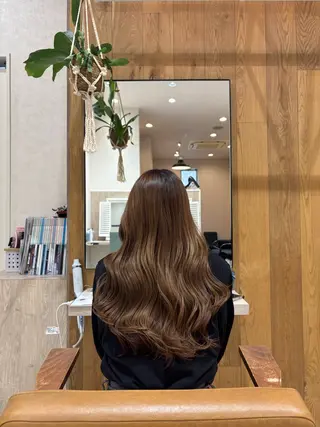 ロング ⭐️うる艶カラー 募集　まゆ⭐️のヘアスタイル