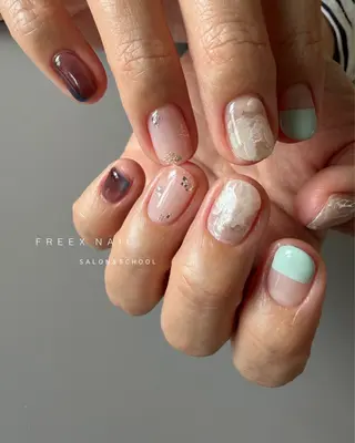 ネイル freex nail /ニュアンス/個性派のネイルデザイン