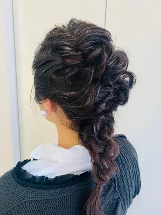 ヘアアレンジ 広がり、まとまらない お悩み改善/ 中田のヘアスタイル