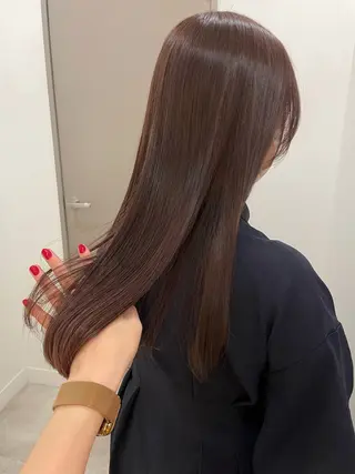 セミロング minatsu 東京の技術を京都でのヘアスタイル