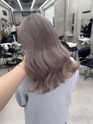 カラー Asami/名古屋/ ハイトーン/デザインのヘアスタイル