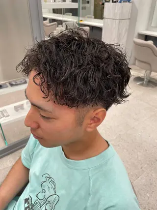パーマ メンズ 京都河原町 メンズパーマ助川龍哉のヘアスタイル