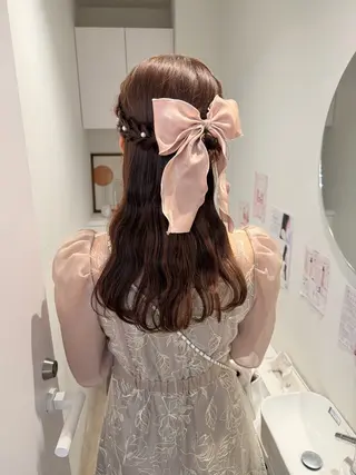 ヘアアレンジ アレンジ/ブラウン カラー HARU🕯のヘアスタイル