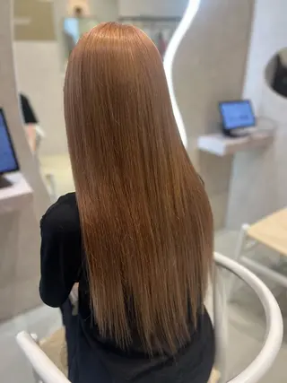 ロング 小池 夏美のヘアスタイル