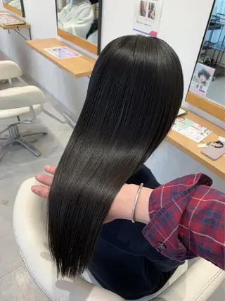 ロング カラー インナー/くびれ/ ショート/Chereのヘアスタイル