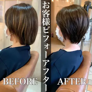 ショート 井上 日菜乃のヘアスタイル