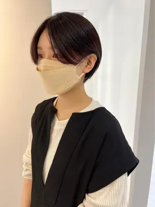 ショート 縮毛矯正 特化アツシのヘアスタイル