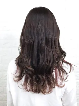 ロング カラー 髪質改善縮毛矯正 美容師✂️山崎竜二のヘアスタイル