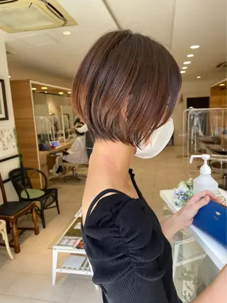ショート ゆだい　ワンカラー✨ ダブルカラー❄️のヘアスタイル