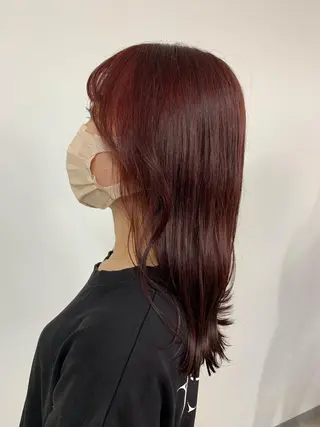 セミロング カラー (産休中)磯野 風香 ReCharme新保のヘアスタイル