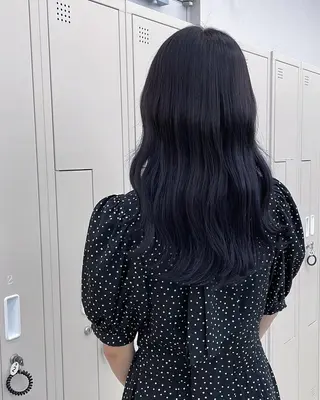 ロング カラー ヘアアレンジ CARELLY Rukaのマツエク・マツパデザイン