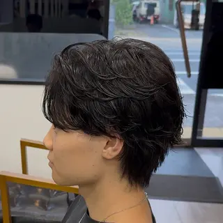 ショート パーマ メンズ メンズカット/パーマ 川崎　智大のヘアスタイル